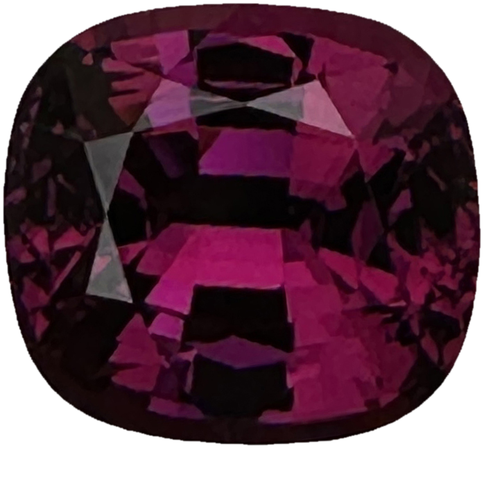 24.01ct Cushion AAA Color Rhodolite