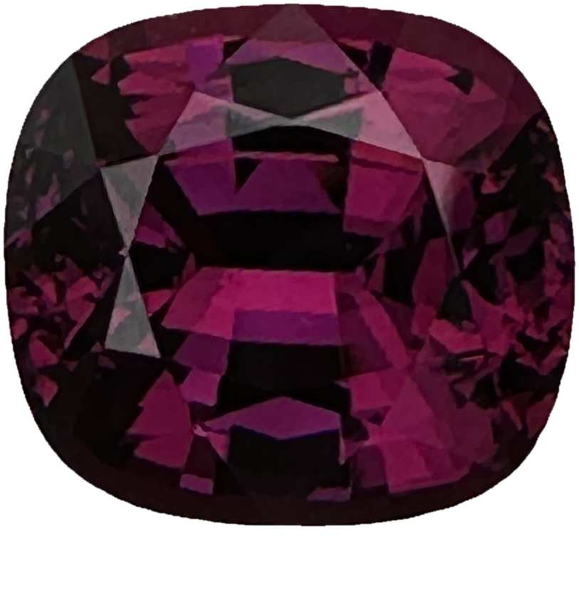 24.01ct Cushion AAA Color Rhodolite