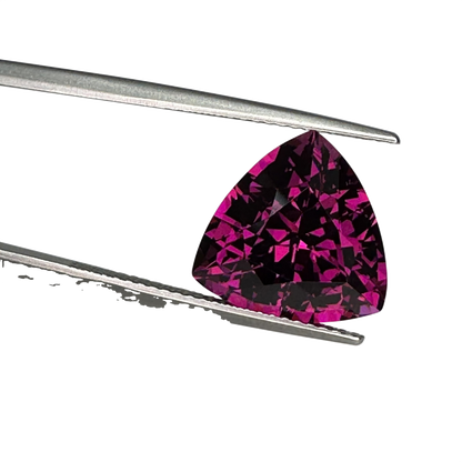 9.91ct Trillion Open Burgundy Rhodolite