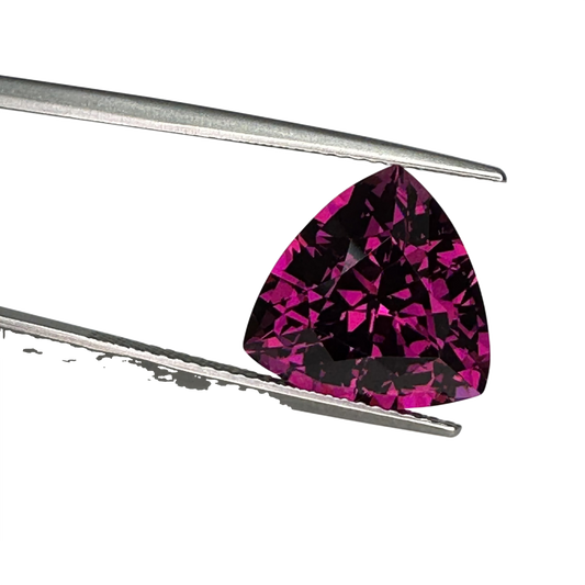 9.91ct Trillion Open Burgundy Rhodolite
