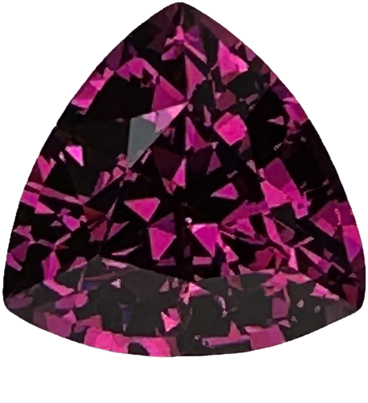 9.91ct Trillion Open Burgundy Rhodolite