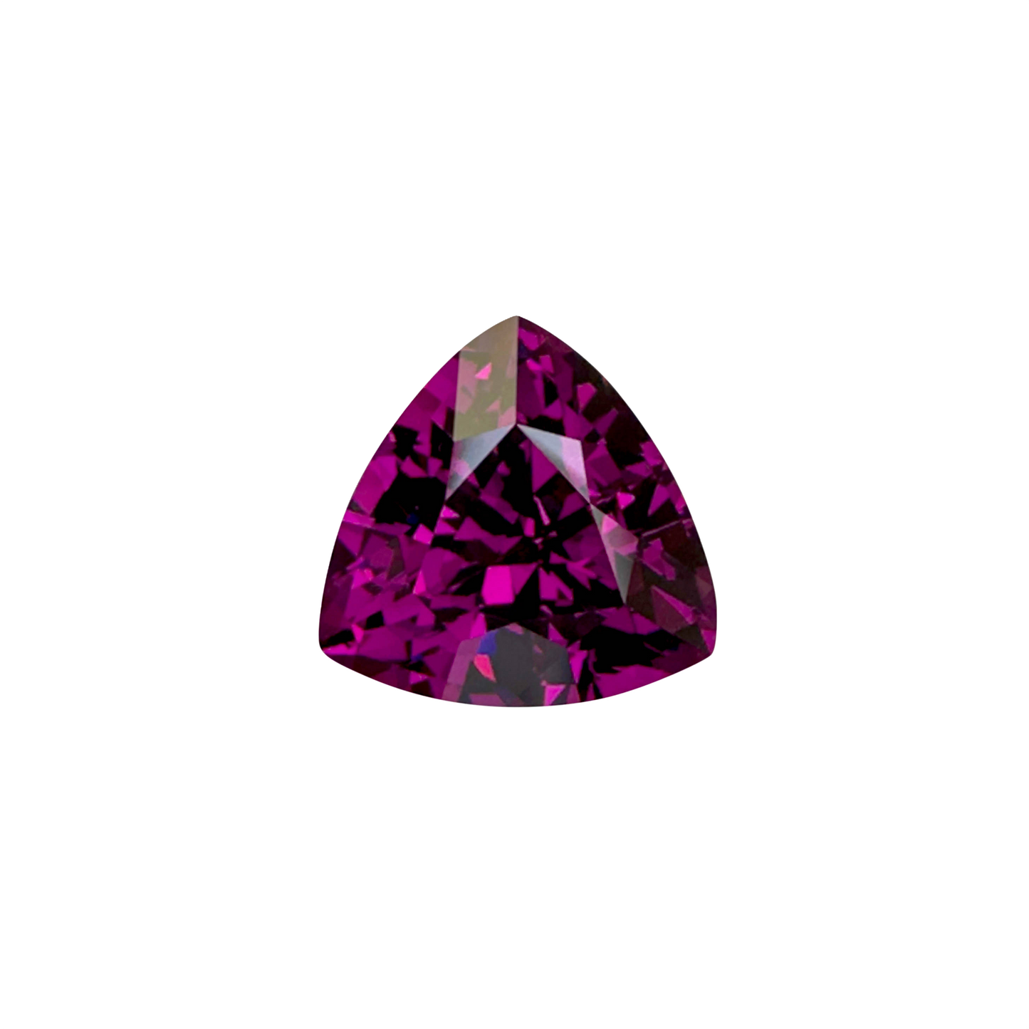 9.91ct Trillion Open Burgundy Rhodolite