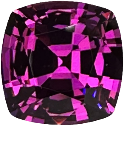 7.74ct Cushion AAA Color Rhodolite