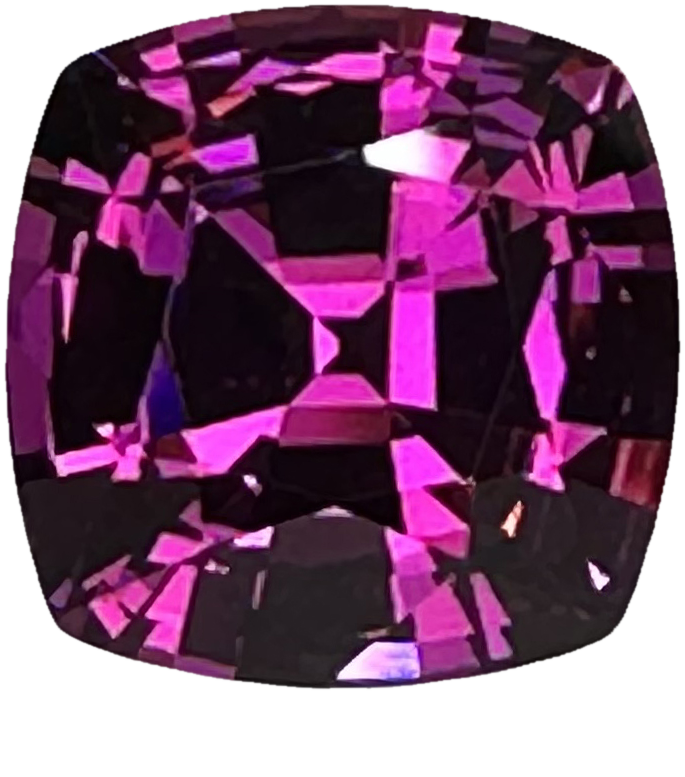 7.74ct Cushion AAA Color Rhodolite
