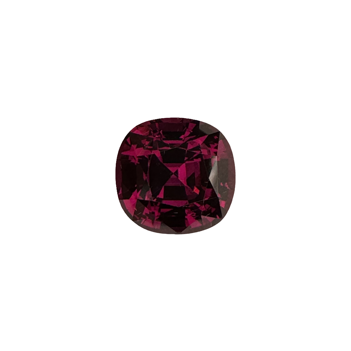 13.43ct Cushion Open Burgundy Rhodolite