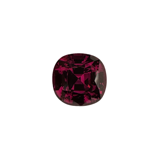 13.43ct Cushion Open Burgundy Rhodolite