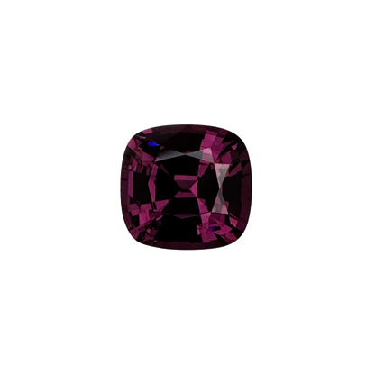4.48ct Cushion Open Burgundy Rhodolite