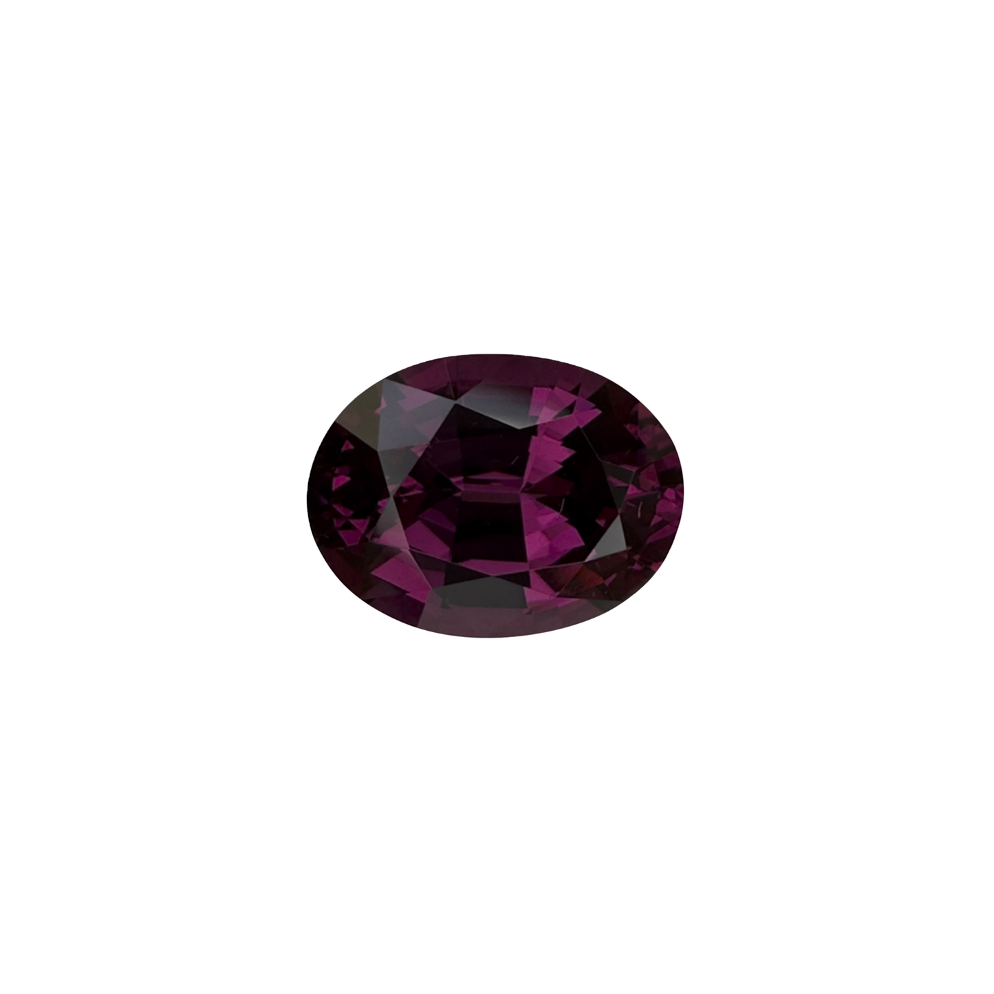 4.91ct Oval Open Burgundy Rhodolite
