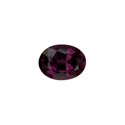 4.91ct Oval Open Burgundy Rhodolite