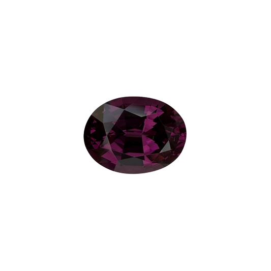 4.91ct Oval Open Burgundy Rhodolite