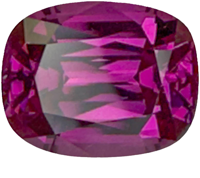 7.32ct Cushion AAA Color Rhodolite