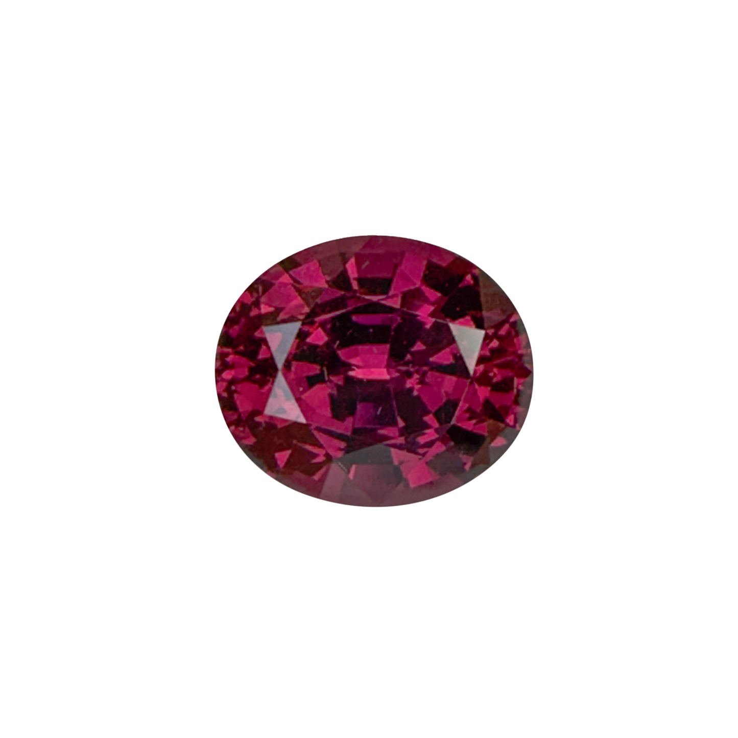 7.64ct Oval Deep Burgundy Rhodolite