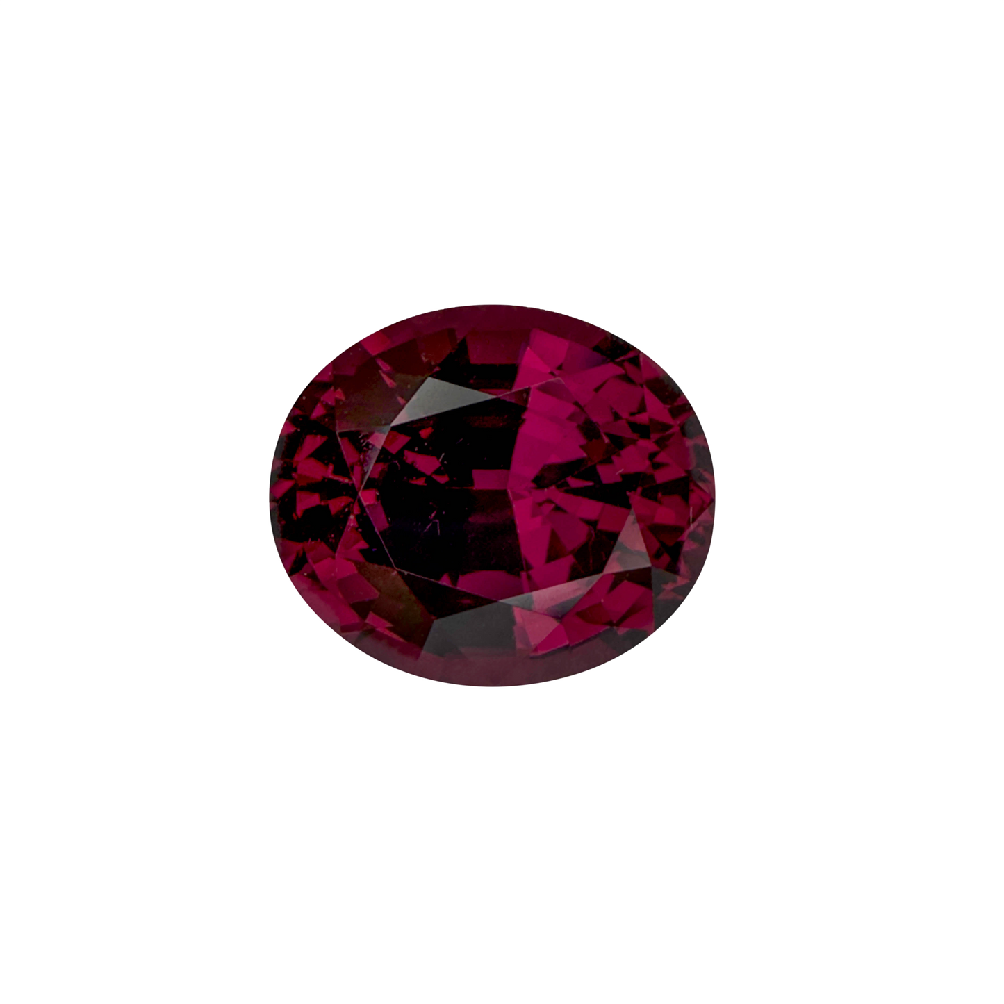 7.64ct Oval Deep Burgundy Rhodolite