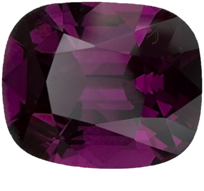 2.68ct Cushion Open Burgundy Rhodolite