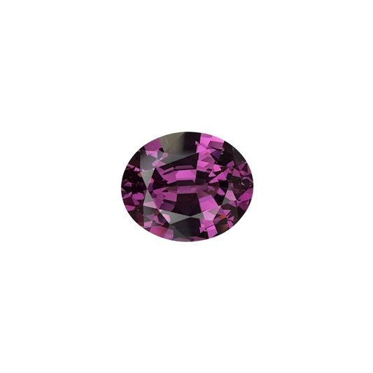 3.21ct Oval Light Color Rhodolite