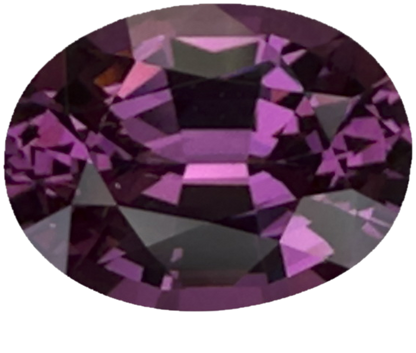 2.95ct Oval Light Color Rhodolite