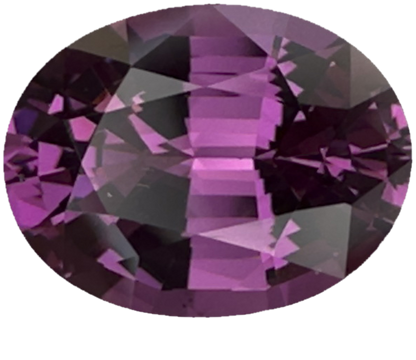 2.95ct Oval Light Color Rhodolite