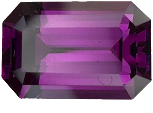 2.39ct Emerald Cut AAA Color Rhodolite