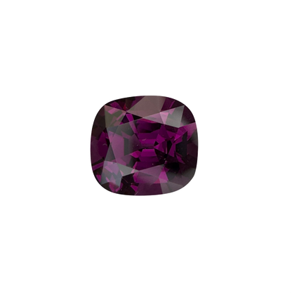 2.95ct Cushion Open Burgundy Rhodolite