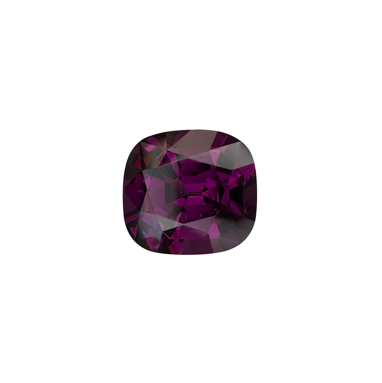 2.95ct Cushion Open Burgundy Rhodolite