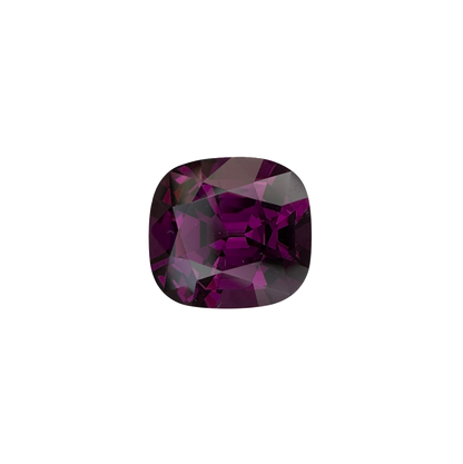 2.95ct Cushion Open Burgundy Rhodolite