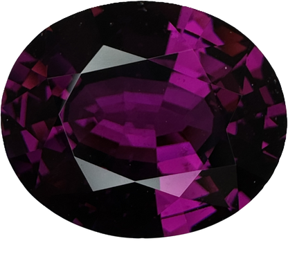 10.39ct Oval AAA Color Rhodolite