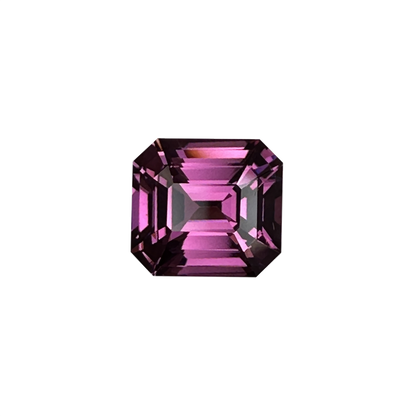 3.32ct Octagon Light Magenta Rhodolite