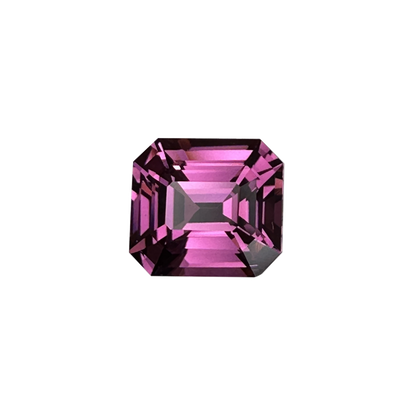 3.32ct Octagon Light Magenta Rhodolite
