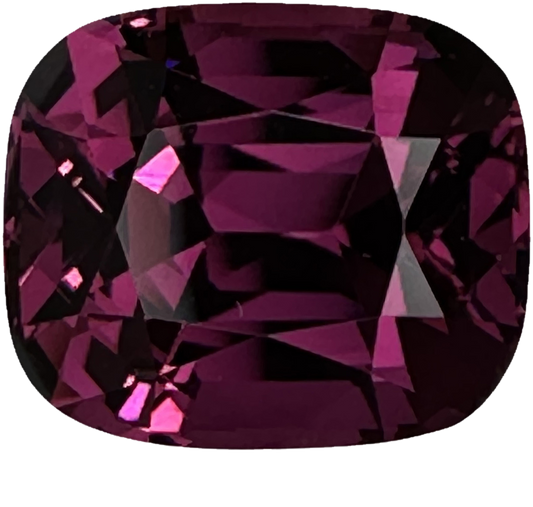 5.97ct Cushion Pink Rhodolite
