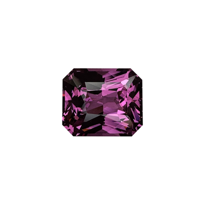 4.47ct Emerald Cut Pink Rhodolite