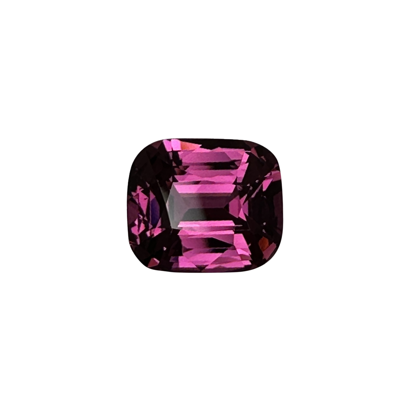 3.72ct Cushion Magenta Rhodolite