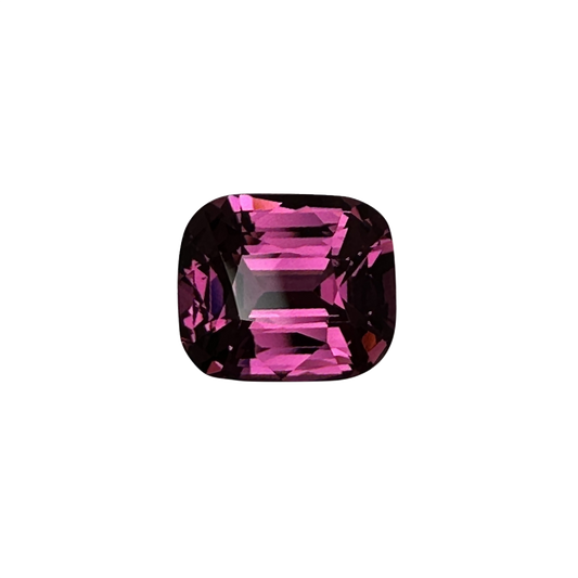 3.72ct Cushion Magenta Rhodolite