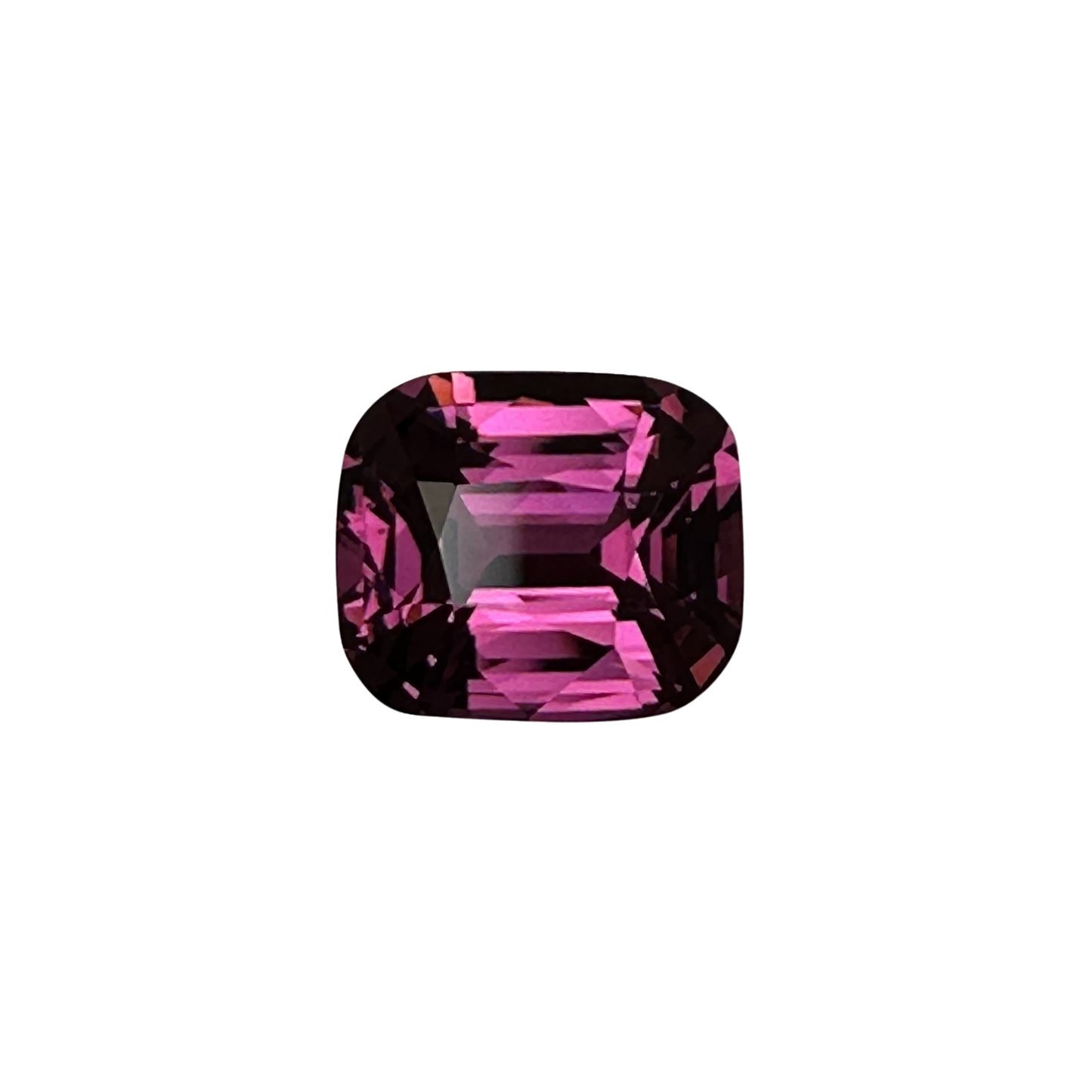 3.72ct Cushion Magenta Rhodolite