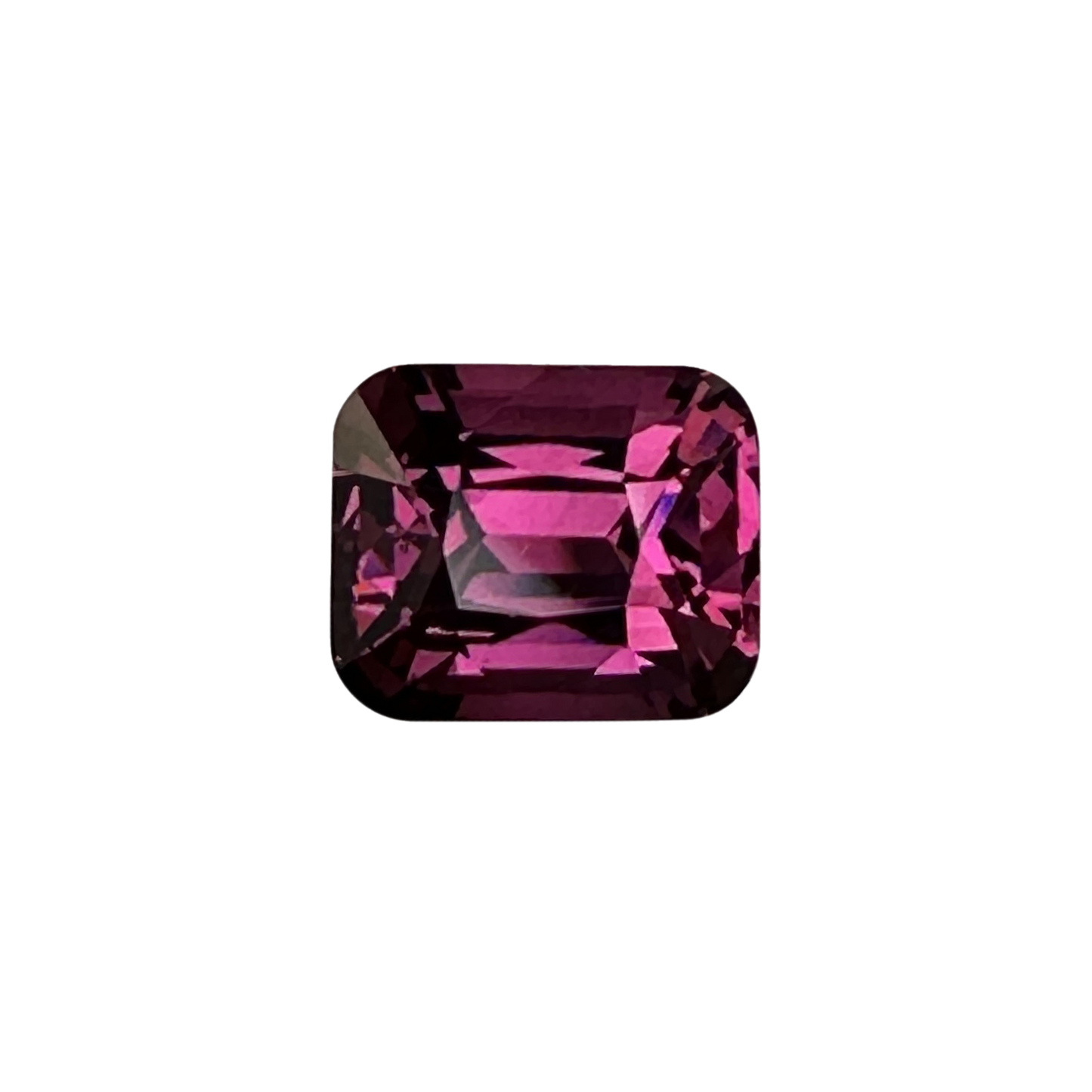 5.18ct Cushion Magenta Rhodolite