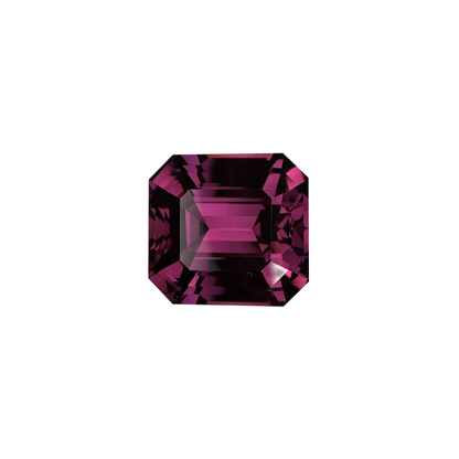 13.73ct Emerald Cut Medium Pink Rhodolite