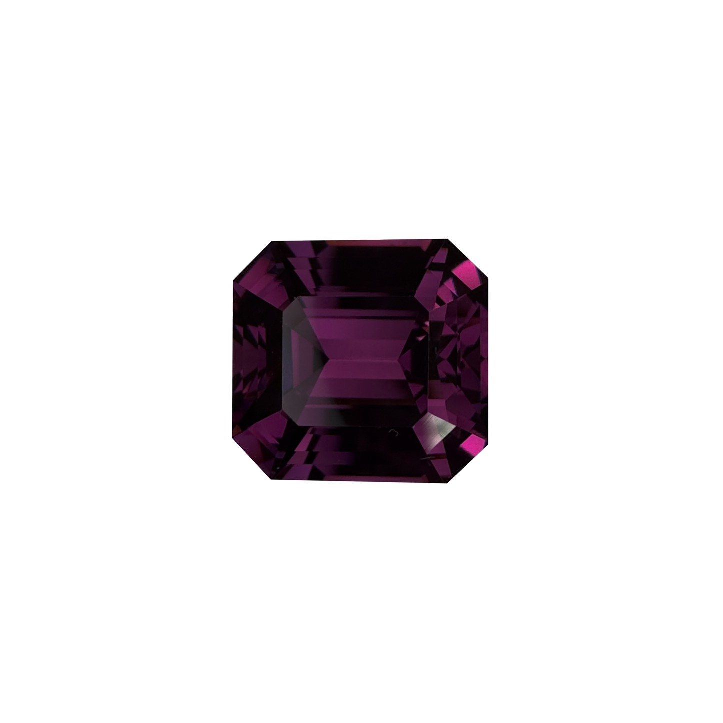 13.73ct Emerald Cut Medium Pink Rhodolite