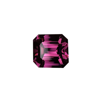 13.73ct Emerald Cut Medium Pink Rhodolite