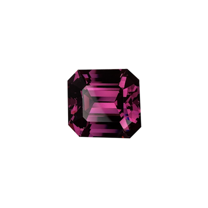 13.73ct Emerald Cut Medium Pink Rhodolite