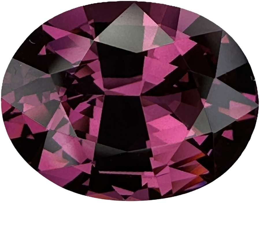 6.25ct Oval Medium Pink Rhodolite