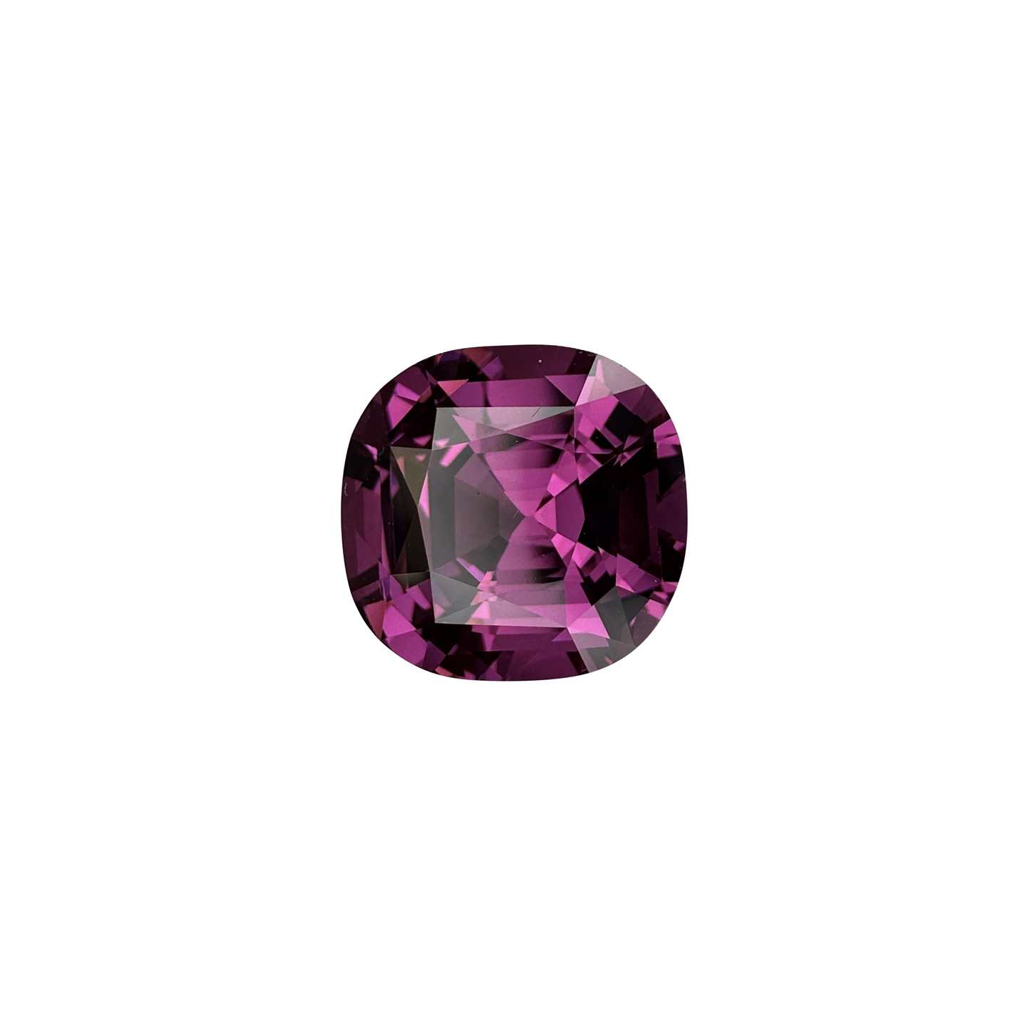 6.11ct Cushion Open Pink Rhodolite