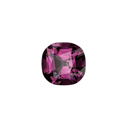 6.11ct Cushion Open Pink Rhodolite
