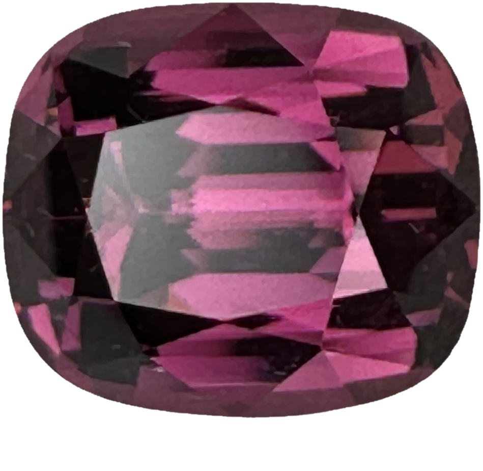 5.01ct Cushion Medium Pink Rhodolite
