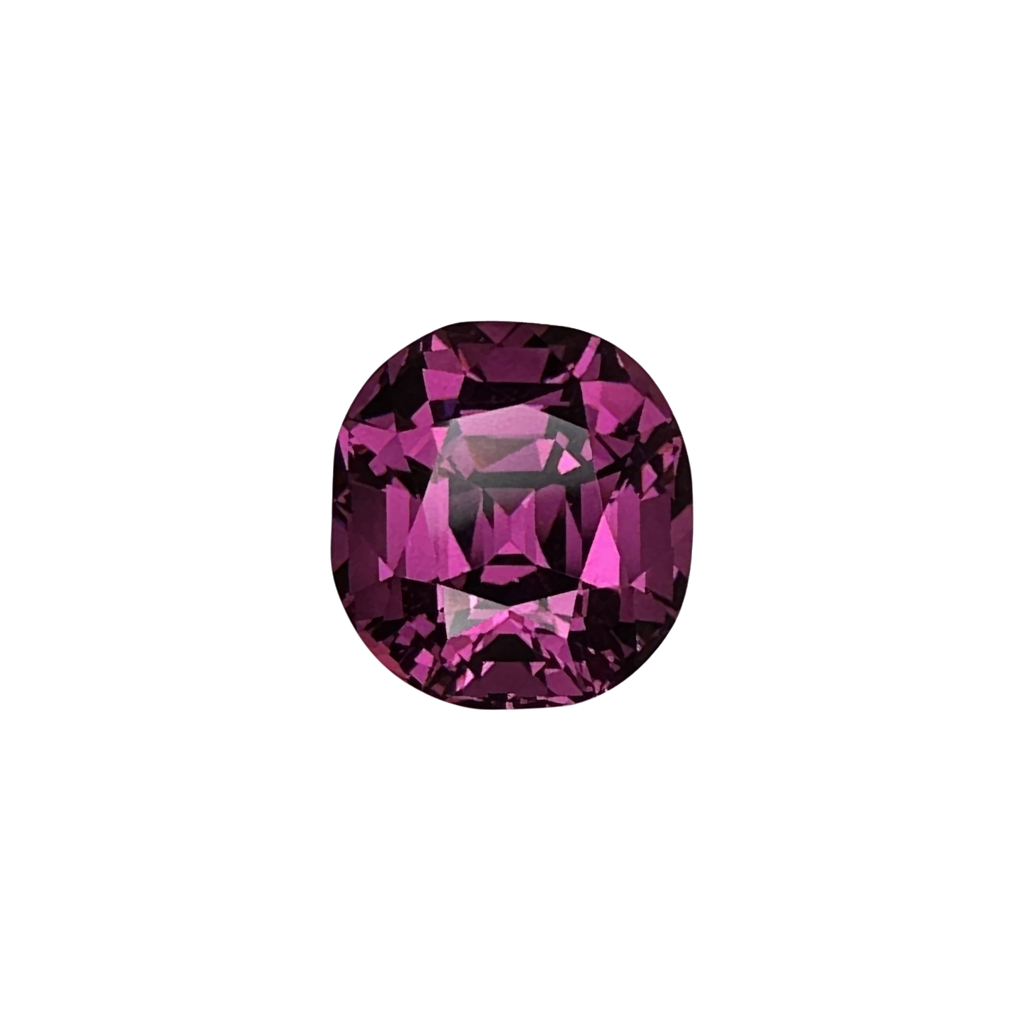 5.76ct Cushion Medium Pink Rhodolite