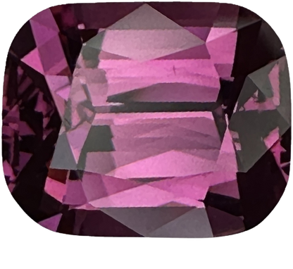 4.99ct Cushion Medium Pink Rhodolite