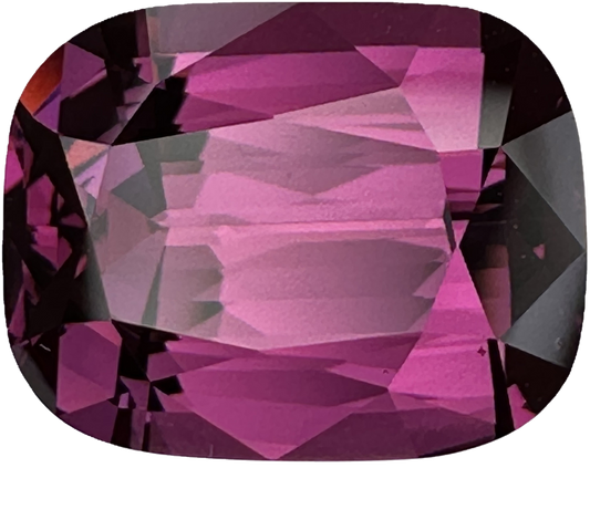 6.1ct Cushion Medium Pink Rhodolite