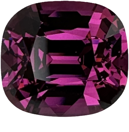 6.61ct Cushion Medium Pink Rhodolite