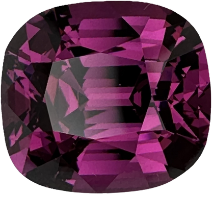 6.61ct Cushion Medium Pink Rhodolite