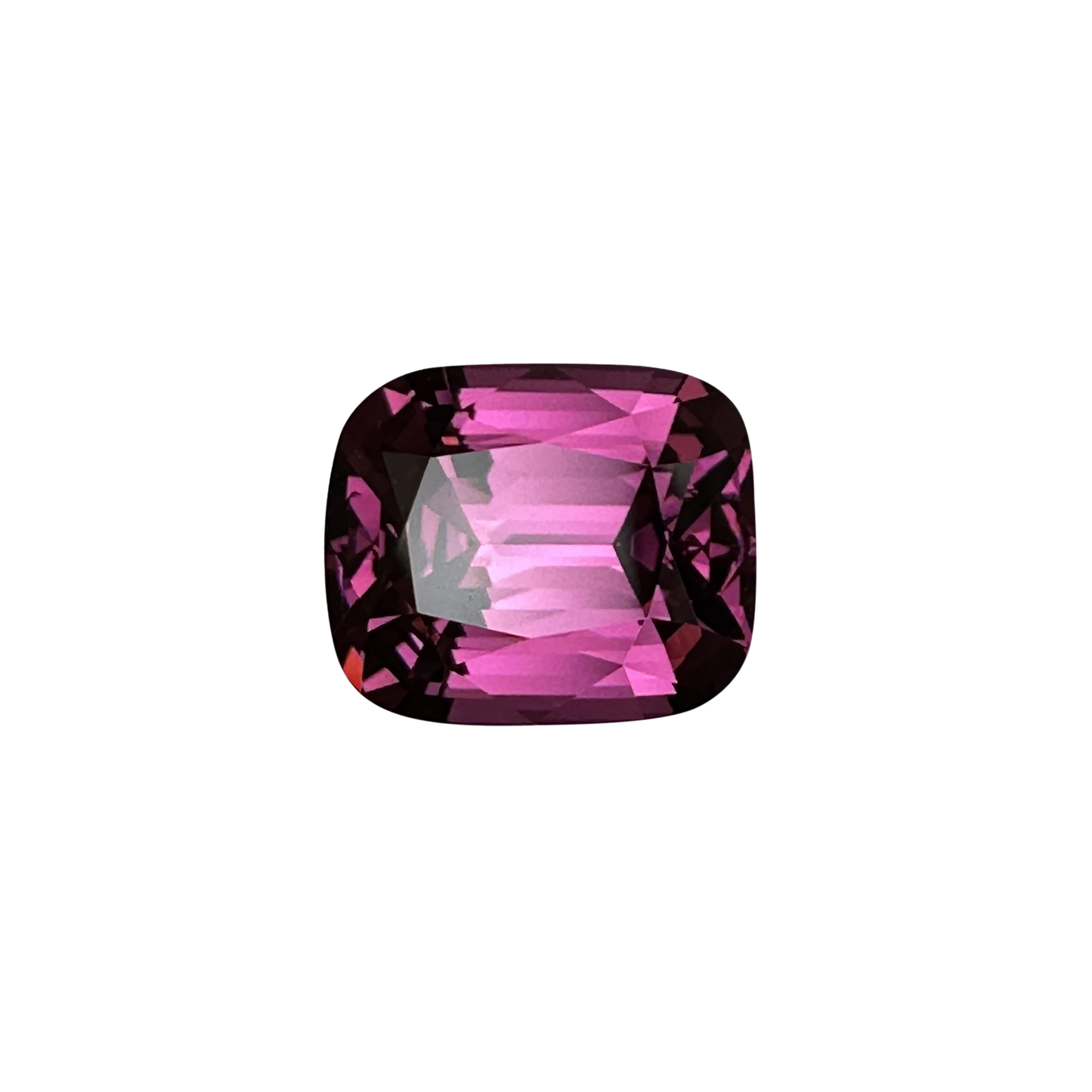6.13ct Cushion Medium Pink Rhodolite