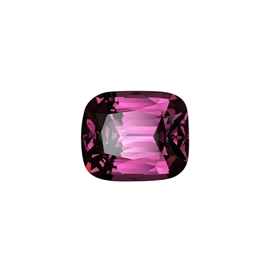 6.13ct Cushion Medium Pink Rhodolite
