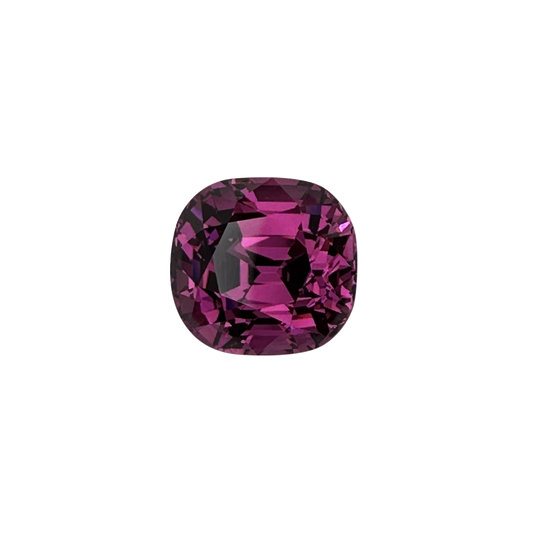 8.1ct Cushion Medium Pink Rhodolite